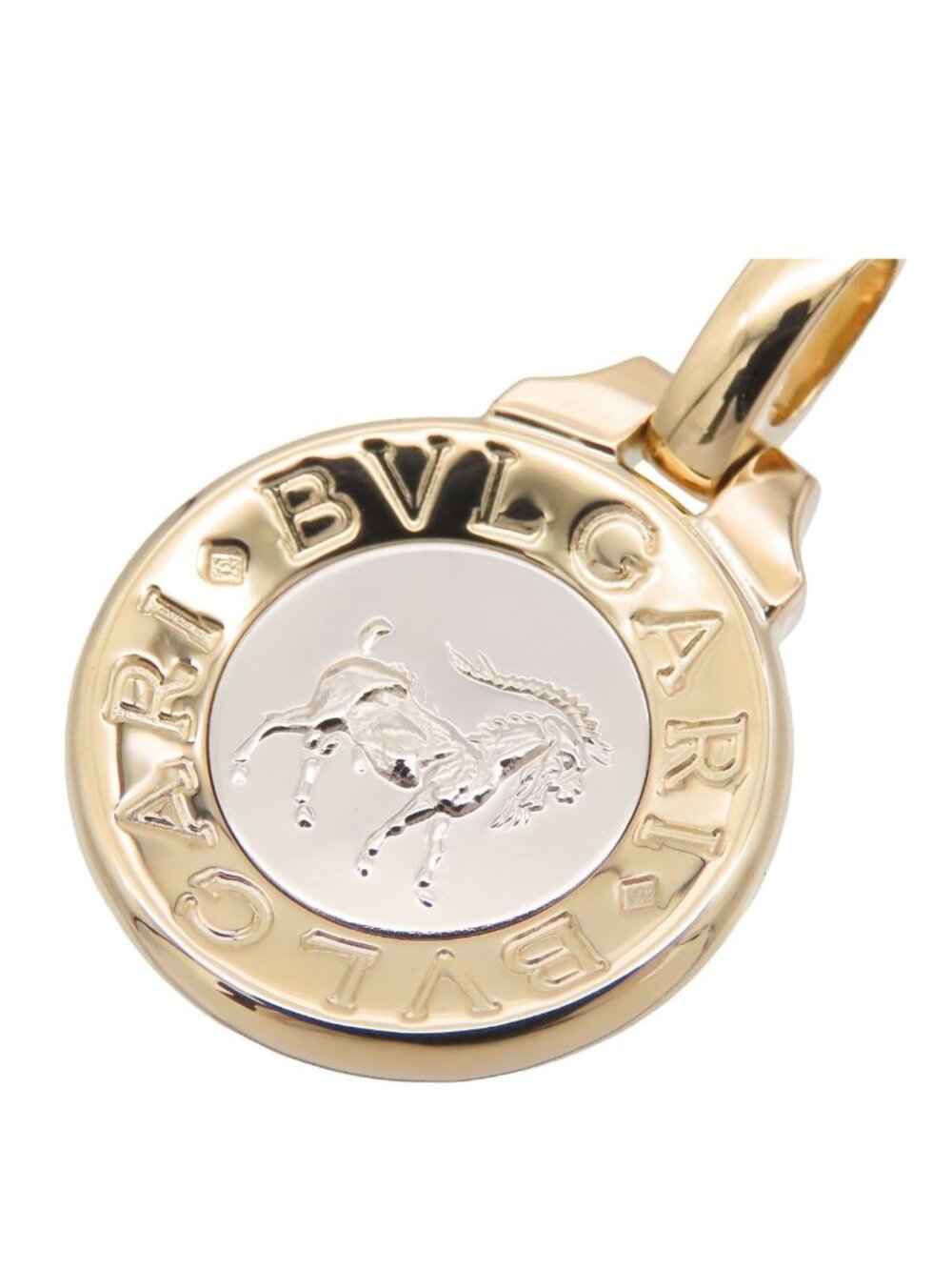 Bvlgari Horoscope Pendant Yellow Gold White Capricorn